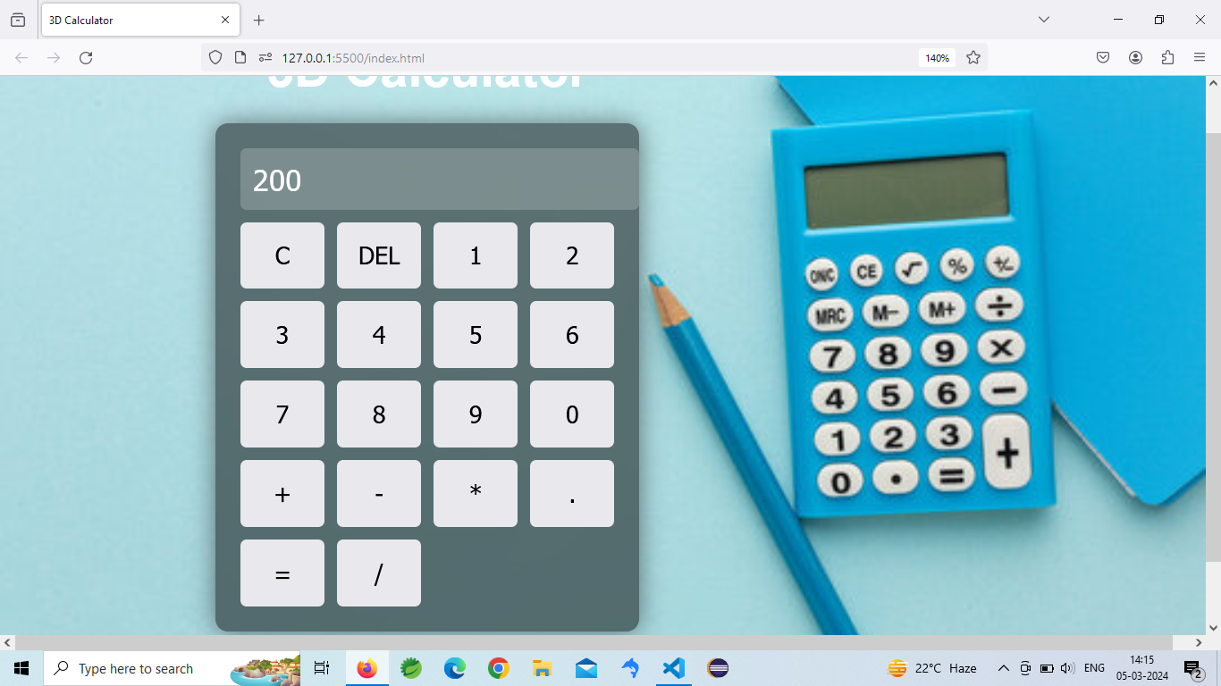 3D Calculator