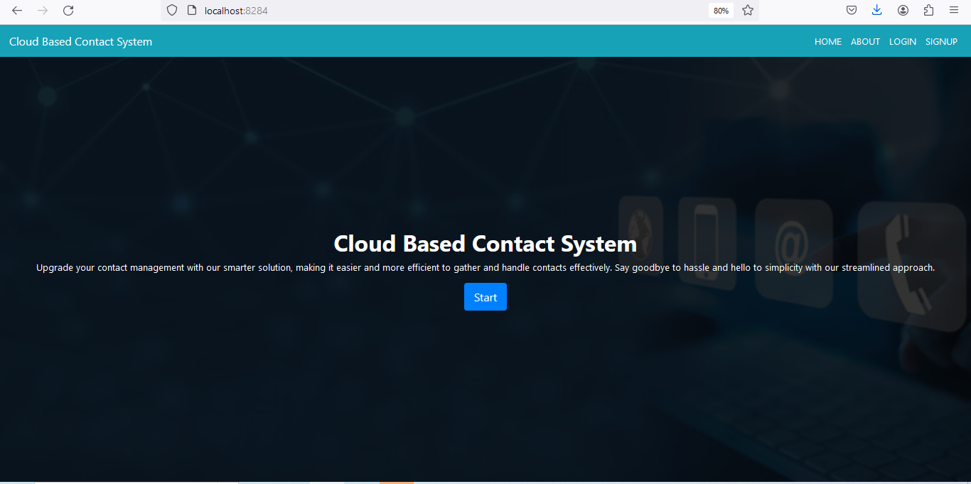 Cloud-based Contact Application